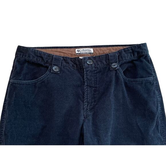 Columbia Sportswear Mid Rise Straight Leg Black Corduroy Pants, Size 10 - Picture 2 of 11